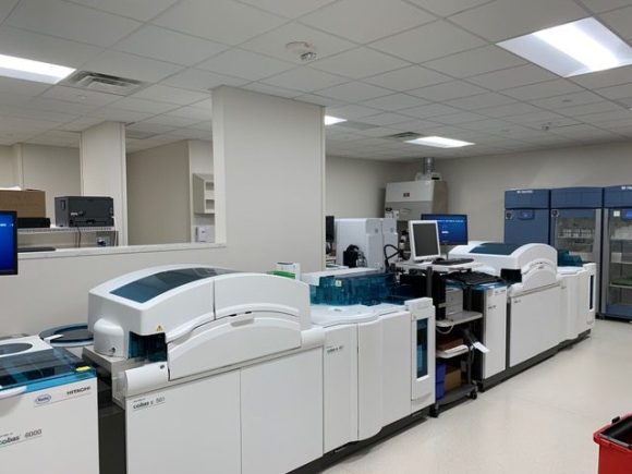 The new laboratory at Texas Health Hospital Mansfield
